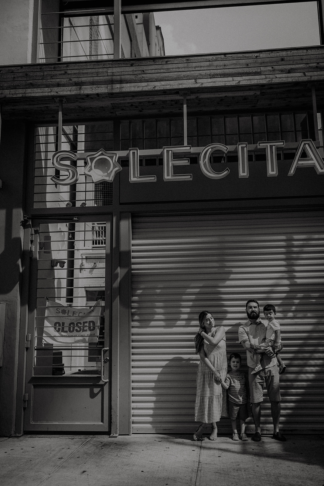 downtown houston family photoshoot