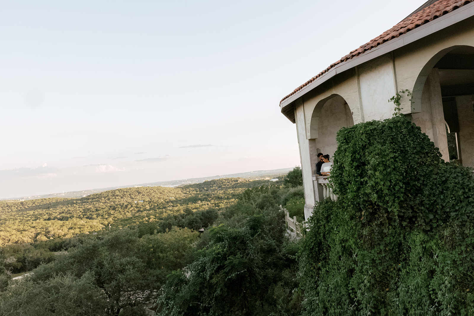 villa Antonia cliff view Austin Texas